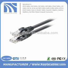 Black utp Cat6 Patch cord Ethernet Network Lan Cable 4pr 24awg